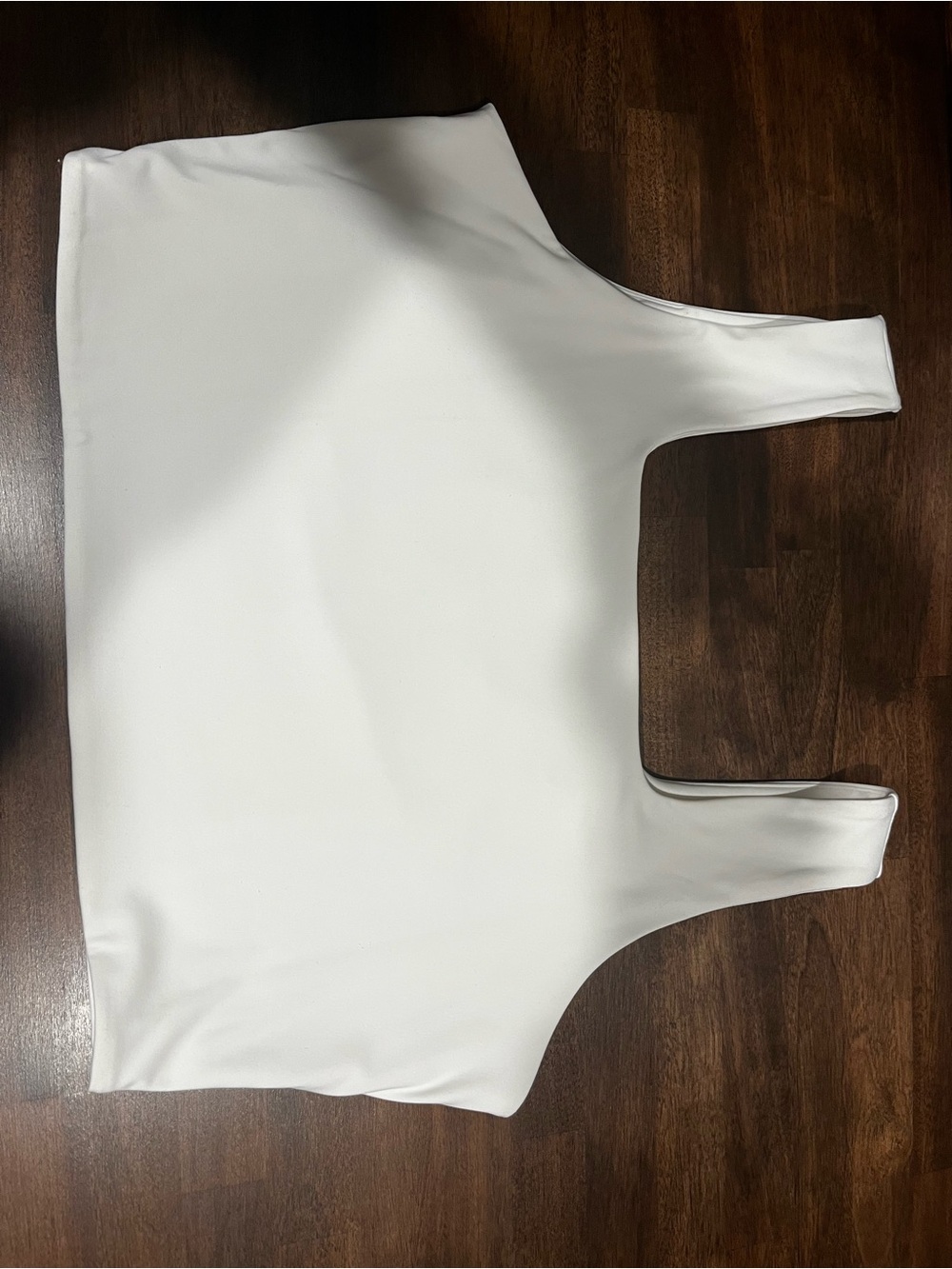 White Square Neck Tank Top by NLT - Women's Basic Crop